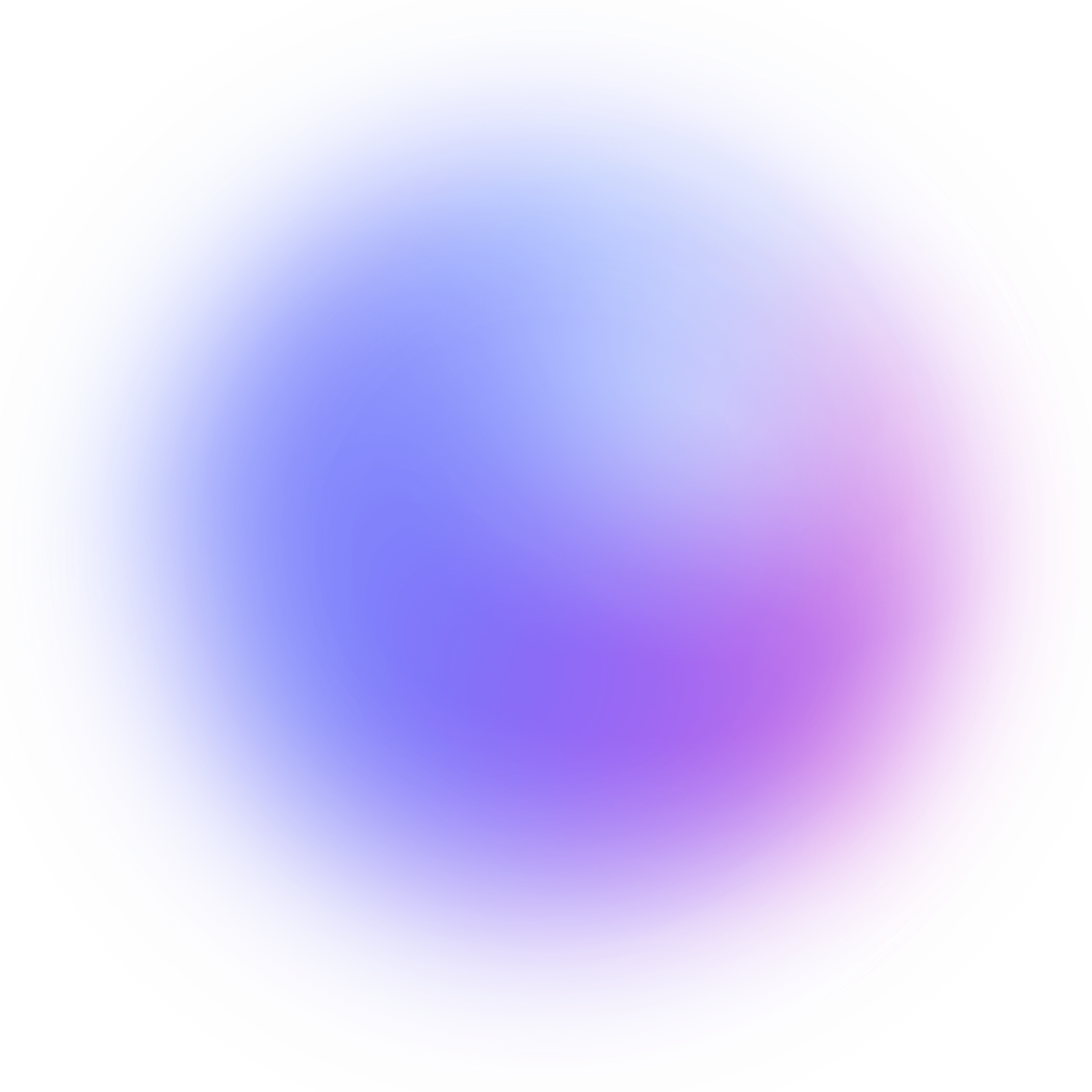 Purple Blurred Gradient Ball